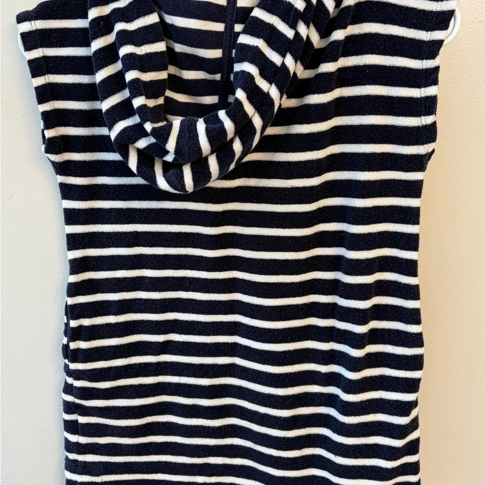 GAP Kids Navy and White Striped Swim Coverup small pool beach